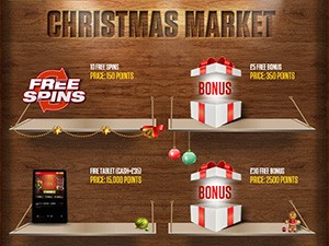 Christmas Market at Ladbrokes Casino